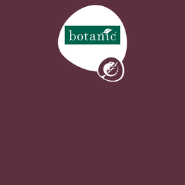Logo botanic sur fond violet avec pictogramme reptiles