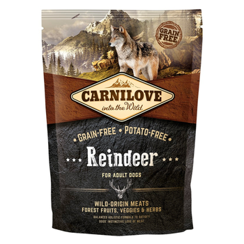 Visuel 1 du produit Croquettes Chien - Carnilove Adulte Sans Céréales Reindeer - 1,5kg