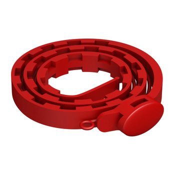 Visuel 2 du produit Soin Chien - Francodex Collier antiparasitaire Grand Chien Icaridine Rouge - 75 cm