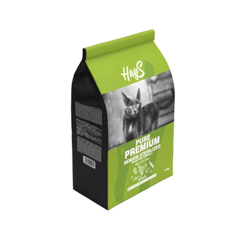 Visuel 1 du produit Croquettes Chat Senior Stérilisé – Hays Pure Premium au poulet – 2 kg