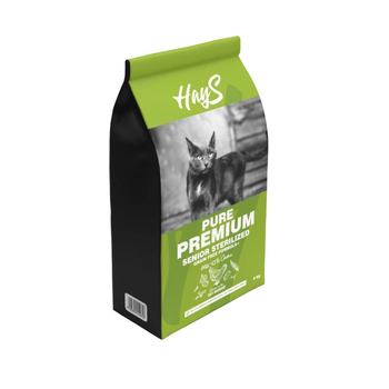 Visuel 1 du produit Croquettes Chat Senior Stérilisé – Hays Pure Premium au poulet – 6 kg