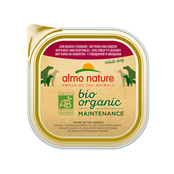 Visuel 1 du produit Boîte Chien – Almo Nature bio Bœuf et Légumes 300 gr