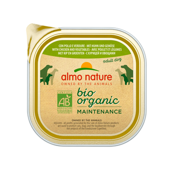 Visuel 1 du produit Boîte Chien – Almo Nature bio Poulet et Légumes 300 gr