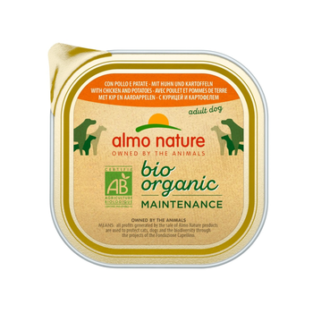 Visuel 1 du produit Boîte Chien – Almo Nature bio Poulet et Pomme de Terre 300 gr