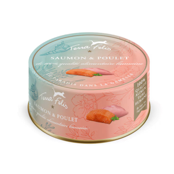 Visuel 1 du produit Boîtes Chat - Terra Felis saumon poulet - 80 g