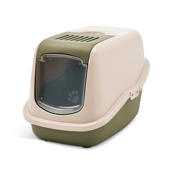 Visuel 1 du produit Hygiène Chat – Savic Maison de toilette Nestor granite-vert – 56 x 39 x 38,5 cm