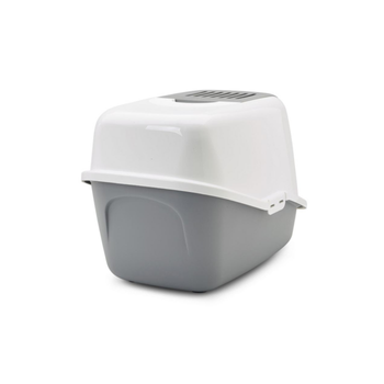 Visuel 2 du produit Hygiène Chat – Savic Maison de toilette Nestor gris – 56 x 39 x 38,5 cm
