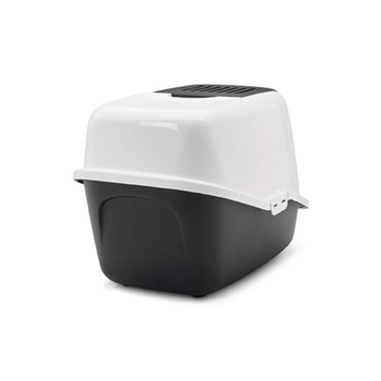 Visuel 2 du produit Hygiène Chat – Savic Maison de toilette Nestor noir – 56 x 39 x 38,5 cm