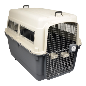 Visuel 1 du produit Transport Chien - Flamingo Cage de voyage Nomad Gris Taille XXL - 70 x 100 x 75 cm
