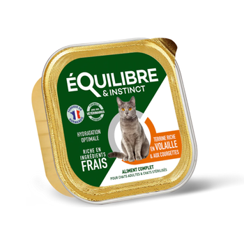 Visuel 2 du produit Boîtes Chat - Équilibre & Instinct Terrine chat stérilisé Volaille - 85 gr