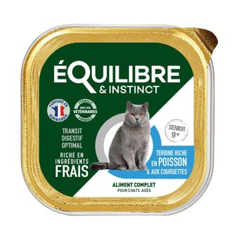 Visuel 2 du produit Boîte Chat – Equilibre&Instinct Terrine Senior Riche en poisson – 85 gr