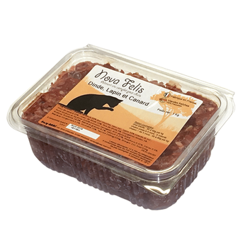 Visuel 1 du produit BARF Chat - Nova Felis Dinde, lapin et canard surgelé - 1 kg