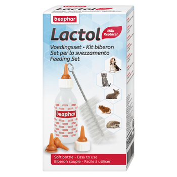 Visuel 1 du produit Kit biberon + 4 tétines et 1 goupillon pour animaux
