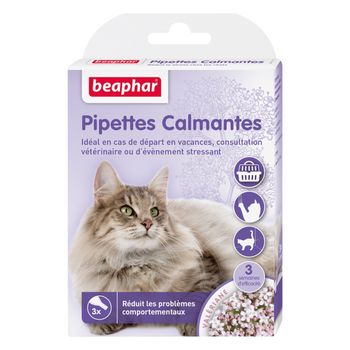 Visuel 1 du produit Anti-stress Chat – Beaphar Pipettes Calmantes x 3