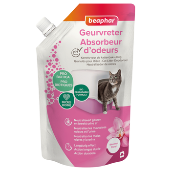 Visuel 1 du produit Hygiène Chat – Beaphar Absorbeur d'odeur parfum Orchidée - 400 gr