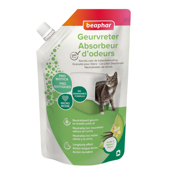 Visuel 1 du produit Hygiène Chat – Beaphar Absorbeur d'odeur parfum Vanille Melon - 400 gr