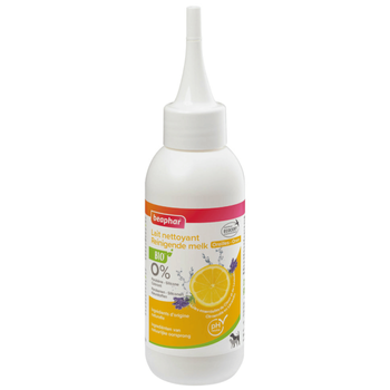 Visuel 1 du produit Soin Chien & Chat - Beaphar Lait Nettoyant Auriculaire Bio – 100 ml