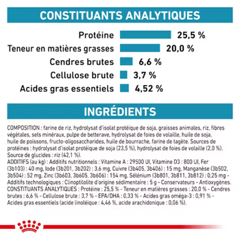Visuel 2 du produit Croquettes Chat – Royal Canin Hypoallergénique – 2,5 kg