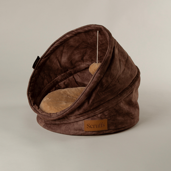 Visuel 2 du produit Couchage Chat – Scruffs Grotte Kensington Marron – 44 x 44 x 48 cm