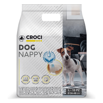 Visuel 1 du produit Hygiène Chien - Couches Croci Dog Nappy - L