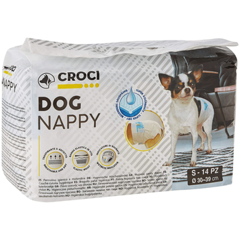 Visuel 1 du produit Hygiène Chien - Couches Croci Dog Nappy - S