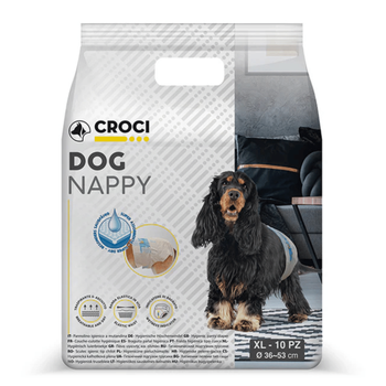 Visuel 1 du produit Hygiène Chien - Couches Croci Dog Nappy - XL