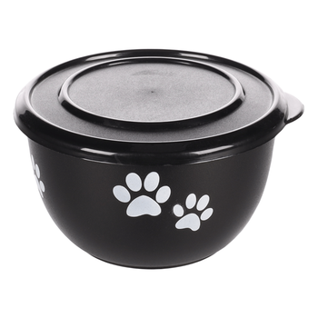Visuel 1 du produit Gamelle Chien - Flamingo Ecuelle avec couvercle Kena Noir