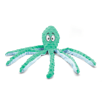 Visuel 1 du produit Bubimex Peluche pieuvre pour chien Vert - 47 x 6 x 9 cm