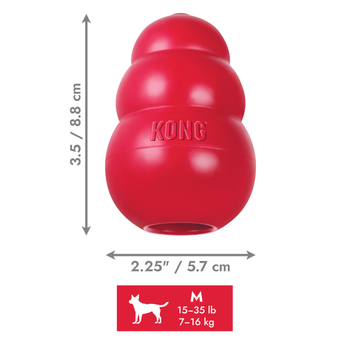 Visuel 2 du produit Jouet Chien – KONG® Classic Rouge – Taille M
