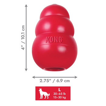 Visuel 2 du produit Jouet Chien – KONG® Classic Rouge – Taille L