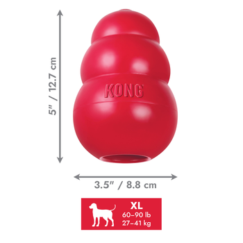 Visuel 2 du produit Jouet Chien – KONG® Classic Rouge – Taille XL