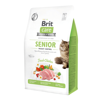 Visuel 1 du produit Croquettes chat - Brit Care Cat Grain Free Senior and weight control- 0,4kg
