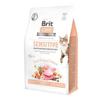 Visuel 1 du produit Croquettes chat - Brit Sensitive Digestion & Taste - 0,4kg