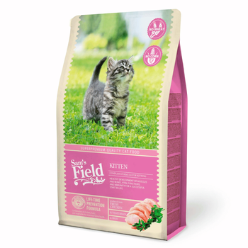 Visuel 1 du produit Croquettes Chaton – Sam's Field au poulet – 2,5 kg