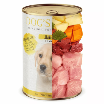 Visuel 2 du produit Boîte Chiot – Dog's Love Junior Volaille & Courges 400 gr