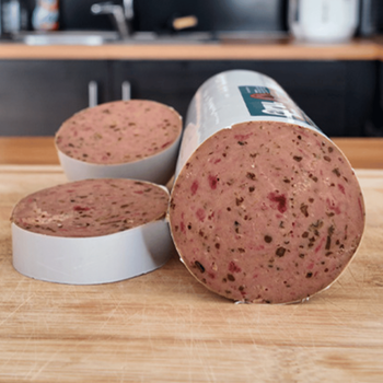 Visuel 2 du produit BARF Chien - Saucisse à la Dinde - 400 gr