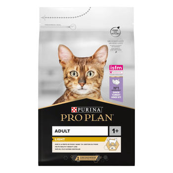 Visuel 1 du produit Croquettes Chat – Pro Plan Light Adulte Dinde – 3 kg