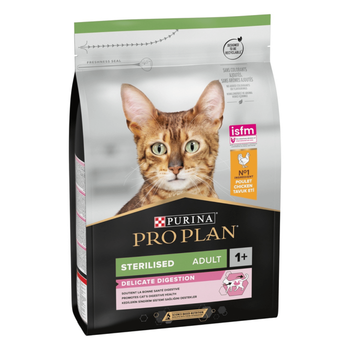 Visuel 1 du produit Croquettes Chat – Pro Plan Sterilised Adulte Poulet - 3 kg