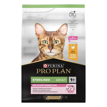 Visuel 2 du produit Croquettes Chat – Pro Plan Sterilised Adulte Poulet - 3 kg