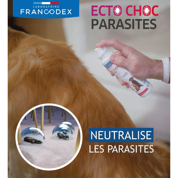 Visuel 2 du produit Francodex Spray Antiparasitaires Ecto Choc - 200 ml