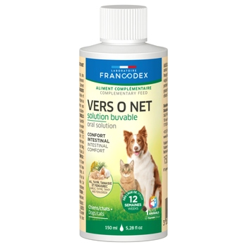 Visuel 1 du produit Francodex Vers O Net liquide Chien Chat - 150 ml
