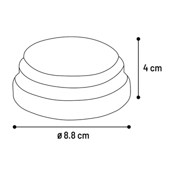 Visuel 2 du produit Flamingo Bouton de communication chien Karao coloris aléatoire - Ø 8,8 cm x 4 cm