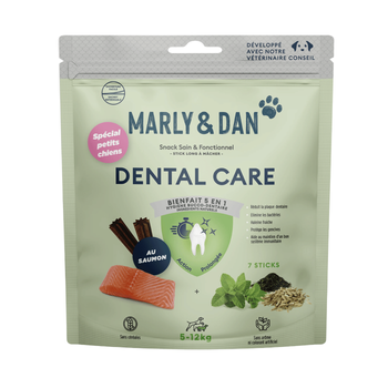 Visuel 1 du produit Marly & Dan Friandise Chien Dental Care Petits Chiens - 7 sticks