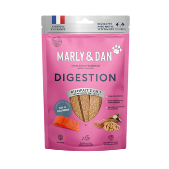 Visuel 1 du produit Friandise Chien – Marly & Dan Barres à mâcher « Digestion » - 80 gr