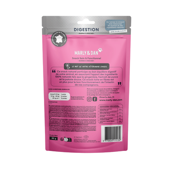Visuel 2 du produit Friandise Chien – Marly & Dan Barres à mâcher « Digestion » - 80 gr
