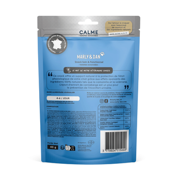 Visuel 2 du produit Friandise Chat – Marly & Dan Tendres bouchées « Calme » - 50 gr