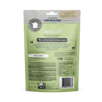 Visuel 2 du produit Friandise Chat – Marly & Dan Tendres bouchées « Système urinaire » - 50 gr