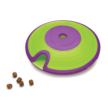 Visuel 1 du produit Nina Ottosson Jeu d'intelligence Treat Maze Niveau 2 Vert et violet - Ø 18 cm