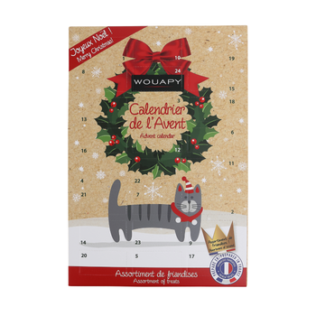 Visuel 1 du produit Wouapy Calendrier De L'Avent Friandises Chat Noël