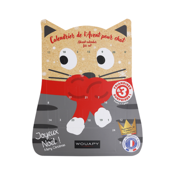 Visuel 1 du produit Wouapy Calendrier De L'Avent Friandises et Surprise Chat Noël